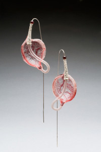 Breath, a pair of earings from Mary Lynn’s collection Metalanguage.
