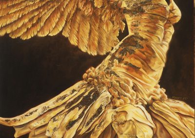 Wingèd Victory, 2020, 84x70cm, oil on canvas